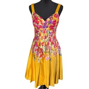 Evan Picone Floral Fit & Flare Dress – Size 6
